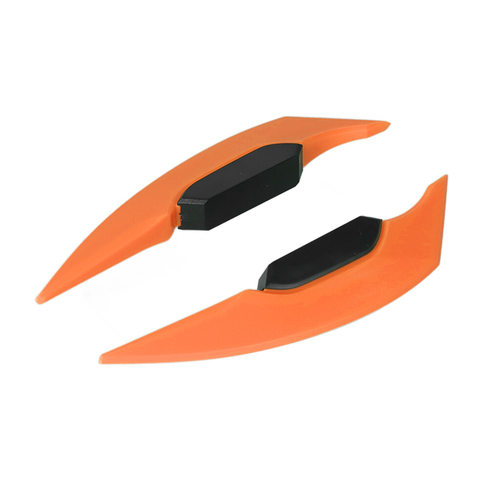 Side Winglet Aerodynamic Spoiler Universal For Bikes & E-Bike Use Orange 4671376721422