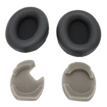 Udskiftningsørepuder til forbedret lydisolering. Støjreducerende, højdensitets memory foam. Komfortable hovedtelefonpuder. Kompatibel med Edifier