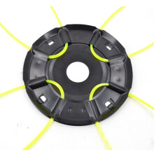 Universal Trimmer Head Assembly, Practical Design High-quality Materials 4-Line Mowing Head for Grass Trimmers, Lightweight Design Efficient Cutting