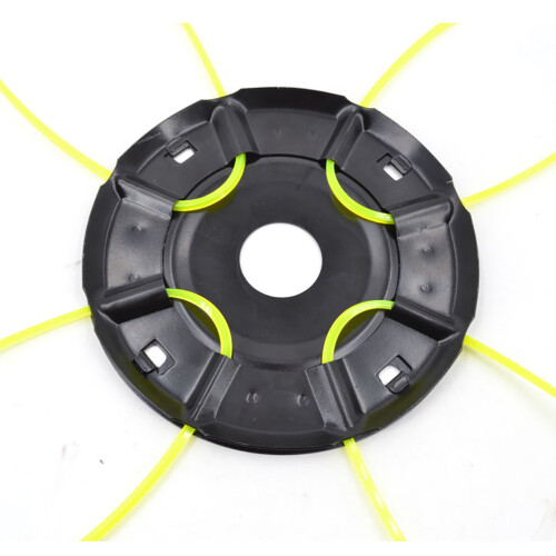 Universal Trimmer Head Assembly, Practical Design High-quality Materials 4-Line Mowing Head for Grass Trimmers, Lightweight Design Efficient Cutting