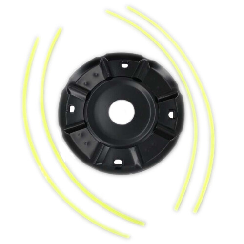 Universal Trimmer Head Assembly, Practical Design High-quality Materials 4-Line Mowing Head for Grass Trimmers, Lightweight Design Efficient Cutting 1