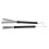 2Pcs Drum Brush Rubber Handle Steel Wire Retractable Portable Tool 9