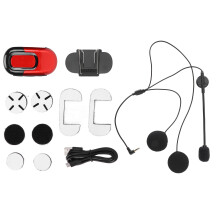 Motorrad-Bluetooth-Headset, integriertes FM-Radio und Geräuschunterdrückung, Hi-Fi-Musikwiedergabe, automatische Anrufannahme, wasserdichte