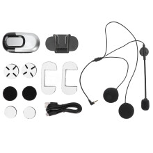 Motorcykel Bluetooth-headset, Indbygget FM-radio og støjreduktionsfunktion, Hi-Fi musik- og lydfunktioner, Automatisk svar, Vandtæt teknologi, F