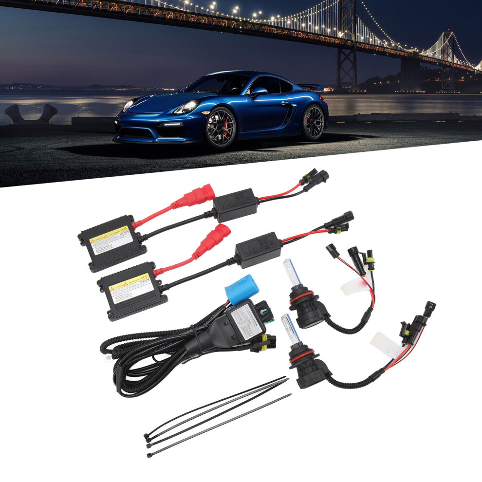 9004 Xenon Bulb 55W 5500Lm Hid Headlight 8000K For Cars White/Blue 8721376724759