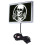 DC12V 4x6in LED Flag Light Skeleton Pattern for Motorcycles & UTVs 7