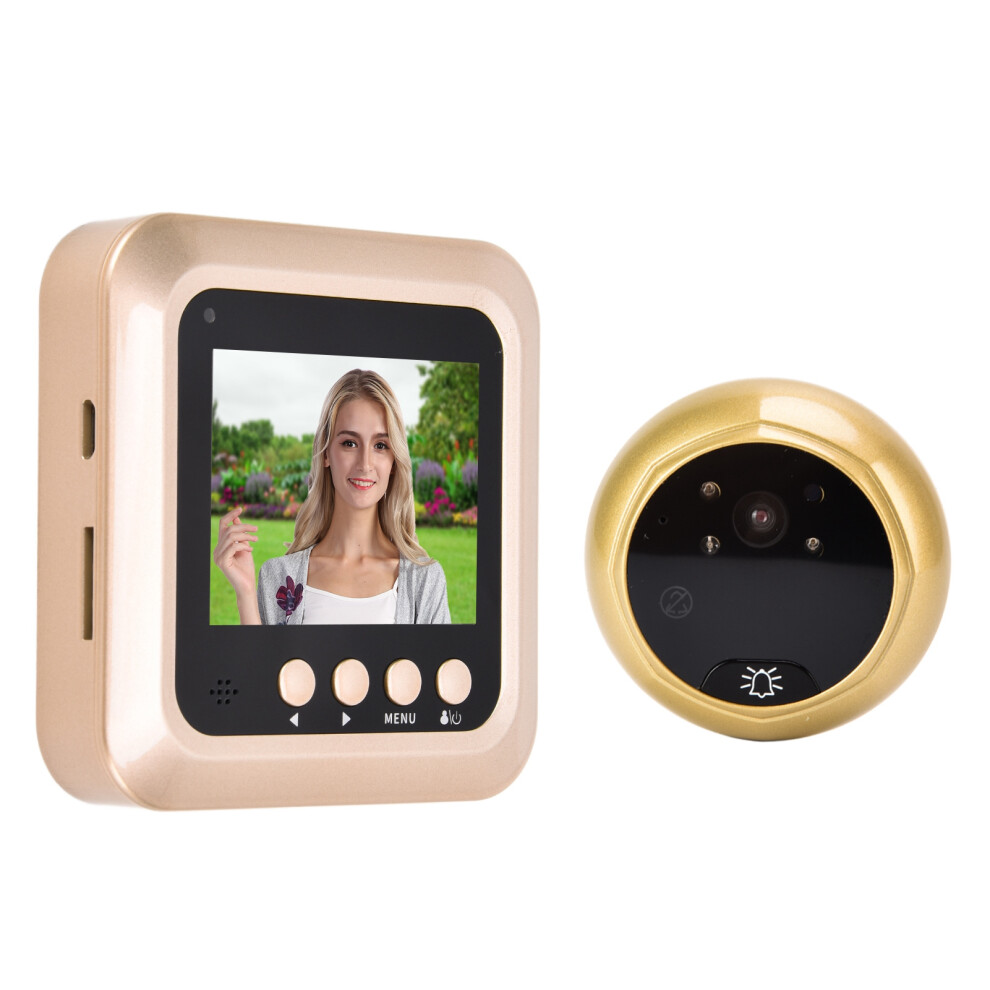 Home Video Doorbell 2.4In Tft Lcd Night Vision 720P Wide Angle 8761376725462