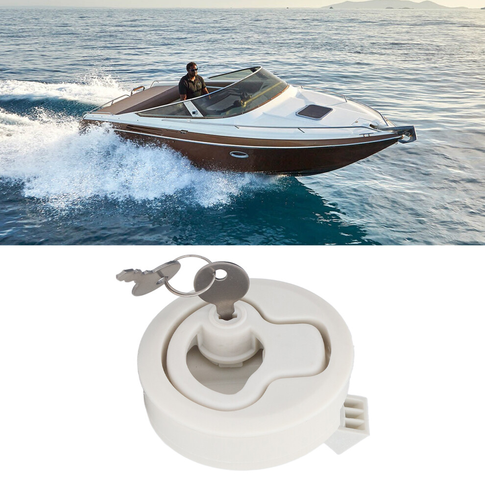 Embedded Zinc Alloy Motorhome & Yacht Door Lock, 50Mm, 2 Keys 8421376725458