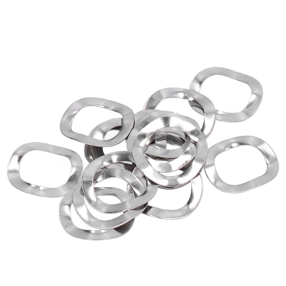 Crinkle Wavey Washers Assortment Pack 100Pcs M4 Stainless Steel Wave Washers 4921376725945