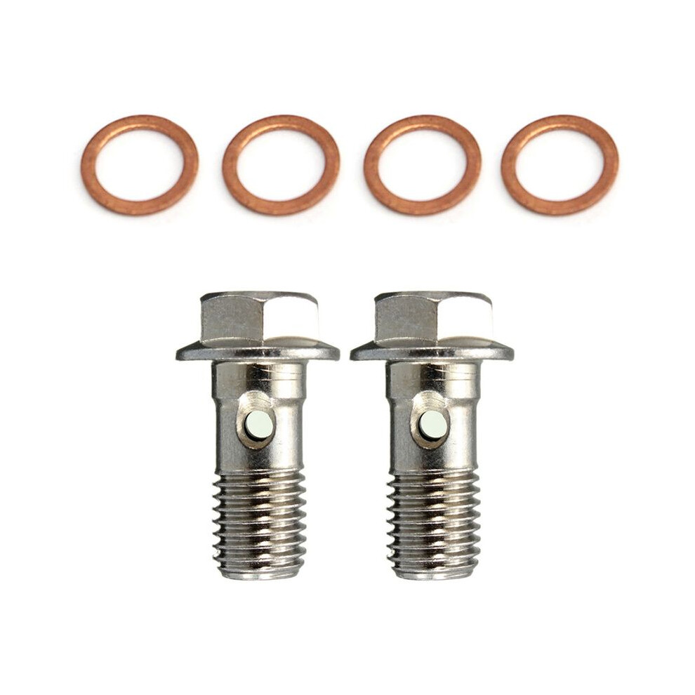 Motorcycle Stainless M10 X 1.25 Banjo Bolts Brake Master Cylinder Screw Brake Hose Caliper Bolt Hydraulic Clutch Screw 4714016850356
