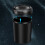 LED Car Ashtray with Blue Light Fireproof Design Black 3W 11