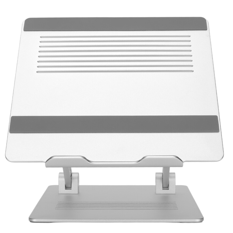 Ergonomic Adjustable Riser Laptop Stand, Portable Foldable Stand With Cooling Airflow Silver 9149926059073