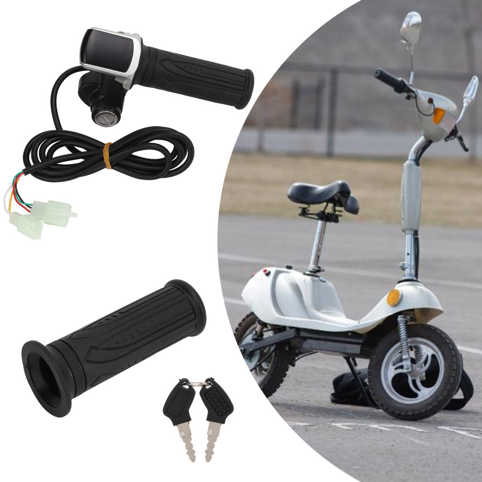 Durable 24V Led Display Twist Throttle Grip For E-Bikes & Trikes 7621376728270