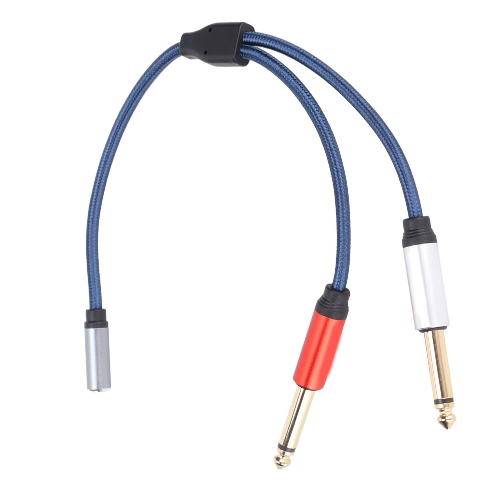 3.5Mm To Dual 6.35Mm Audio Cable For Speaker Amplifier Mixer Audio Equipment 4991382359397