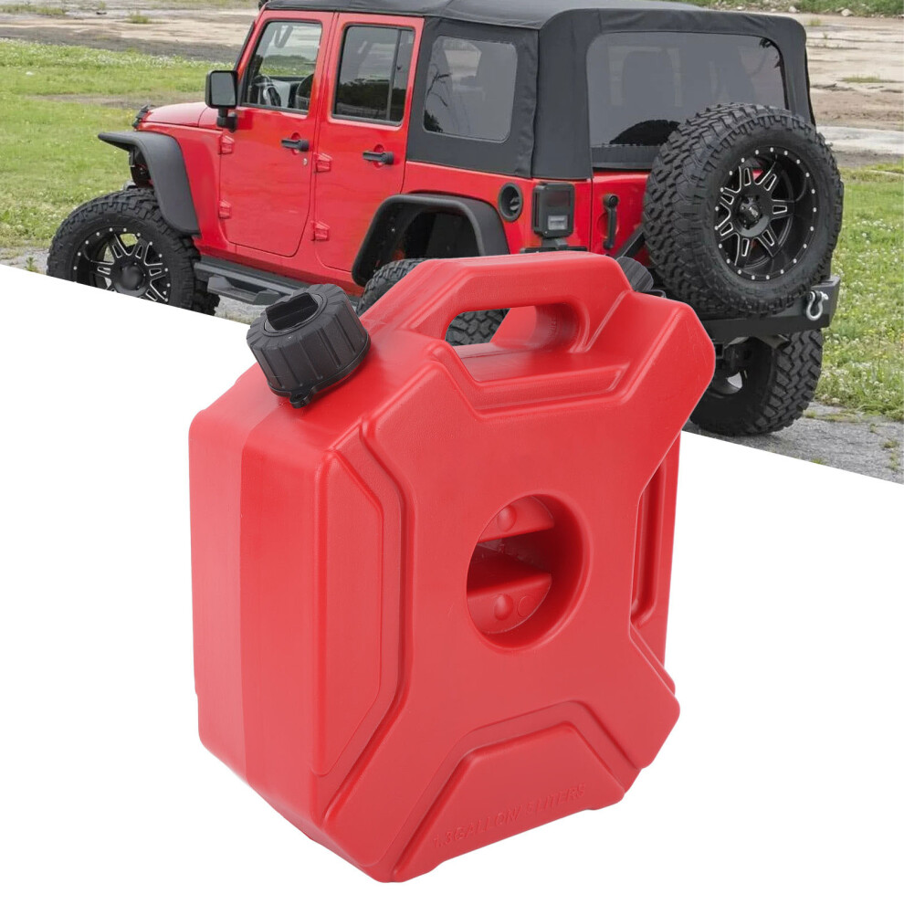 5L 1.3 Gallons Fuel Oil Tank For Cars Motorcycles Utv Atv Off-Road Red 7891376728727