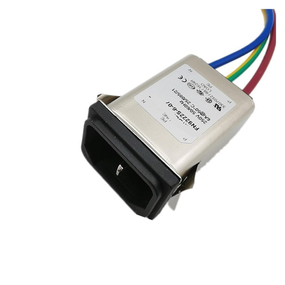 Single Phase Emi Power Filter Fn9222s 220V Ac Outlet Electromagnetic Noise Reduction Socket 9187378505267