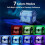Treasure Box Projection Light  Speaker with White Noise Timeable Bedroom Atmosphere Projector Children Gift 4