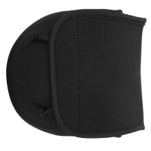 Estojo para carretel de pesca, capa protetora preta durável, estojo à prova de choque para carretel com design conveniente e portátil, capa