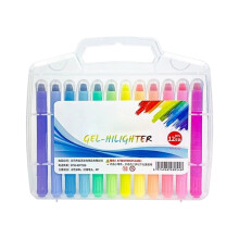 12 Bibelmarker, 13 Textmarker (0,6 cm) für dünnes Papier, weiche Pastellmarker aus Kunststoff, Material für das Bibelstudium