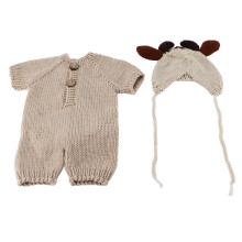 Kleinkälberkostüm für 0-2 Monate Wollkuh-Outfit Kinder-Foto-Kleidung