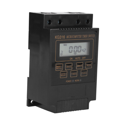 Timer a basso consumo energetico, timer programmabile a microcomputer, timer ad alta precisione, interruttore di controllo orario digitale con 2