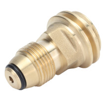 Propanflasche Messinganschlussadapter Gelb Wandelt POL in QCC1 um