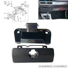 Carhome Glove Box Latch Set ABS Plastic Glove Box Lock Clasp For BMW 3 E30 5 E34 7 E23 Z1 Z3 51161849472 51161946513