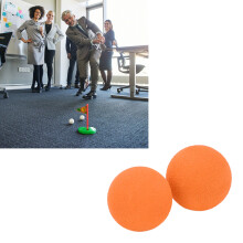 30 Stück Orange EVA-Schaum-Golfbälle 21,5 mm Weiche Indoor-Übungsbälle