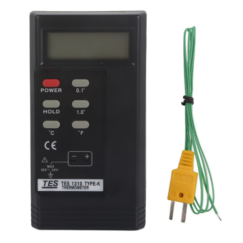 Thermocouple Thermometer Digital With Dual Channels Temperature Meter Pocket Size Multi Functional Device For Field Technicians