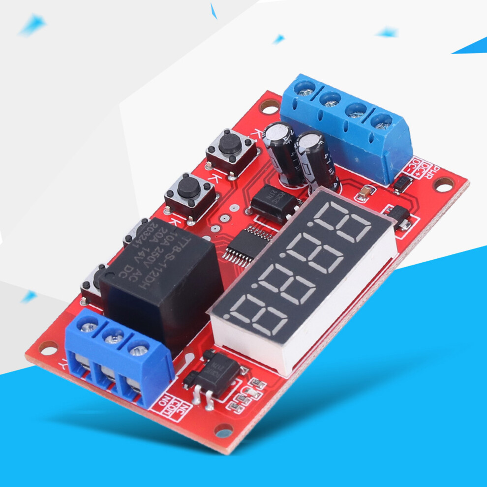12V Digital Programmable Delay Relay Module 10A/5A For Automation 4641376739000