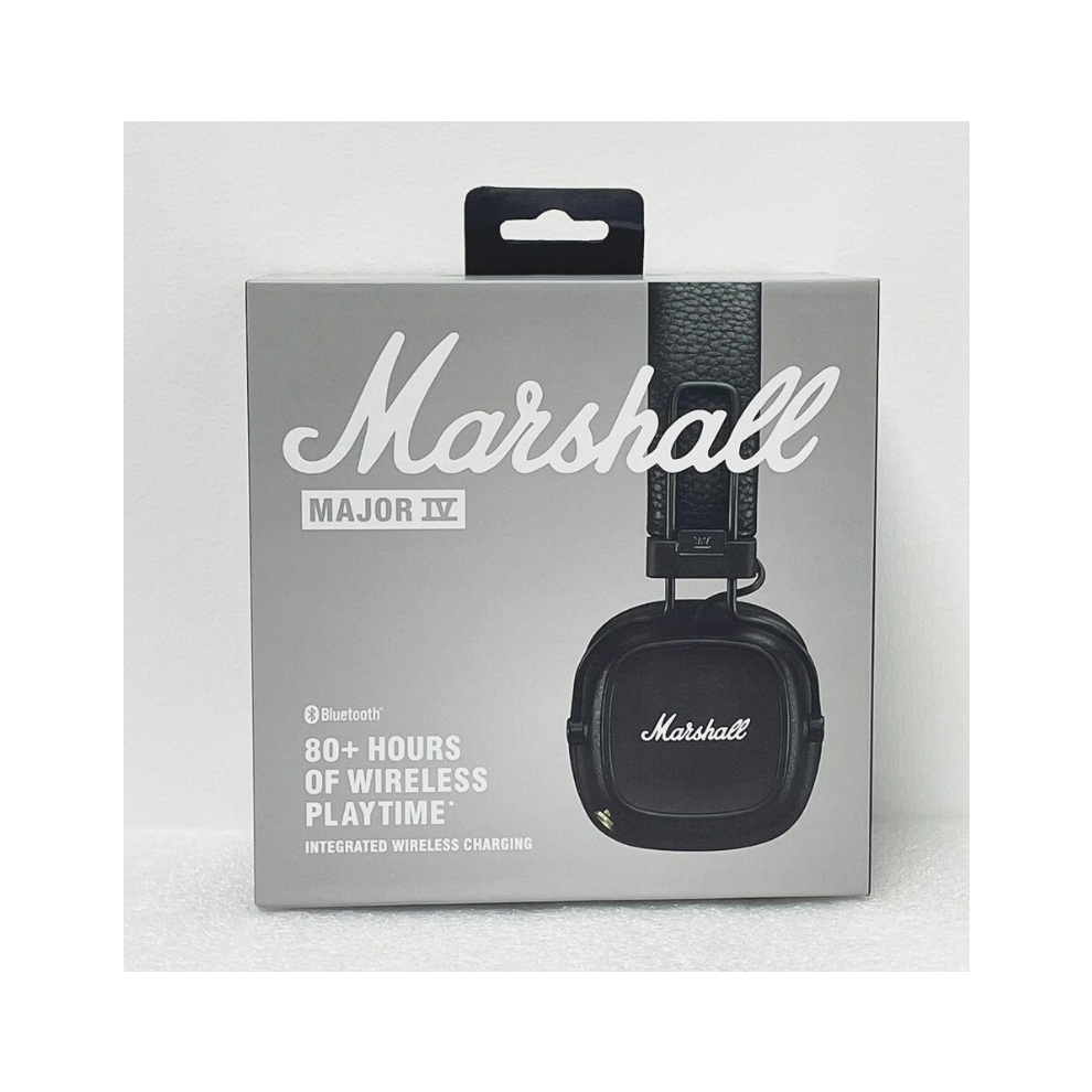 Marshall Major Iv On-Ear Bluetooth Headphone, Standard Headphone Black