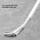 Hanging Golf Toilet Brush, Long Handle, White, 415mm 4