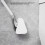 Hanging Golf Toilet Brush, Long Handle, White, 415mm 12