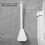 Hanging Golf Toilet Brush, Long Handle, White, 415mm 7
