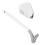 Hanging Golf Toilet Brush, Long Handle, White, 415mm 15