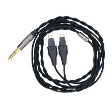 High Resolution Sound Quality Audio Cable for HD6XX Headphones, Silver Plated Copper Wire OFC Core 4.4mm Balanced Connector Tangle Resistant Cord,