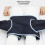 Bed Restraint Strap for Elderly Fall Prevention, Oxford Mesh, Adjustable 10