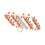 Foldable Plastic Clothes Drying Rack with Clips, 31x19x6cm White/Orange 8