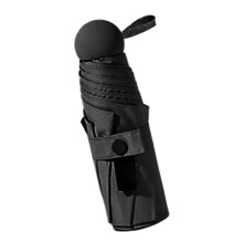 Ombrello pieghevole nero con 6 stecche 300,00 g 94x55cm