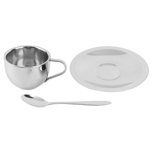 Verbrühungssichere Kaffeetasse aus Edelstahl, 1