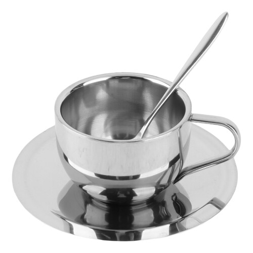 Verbrühungssichere Kaffeetasse aus Edelstahl, 2