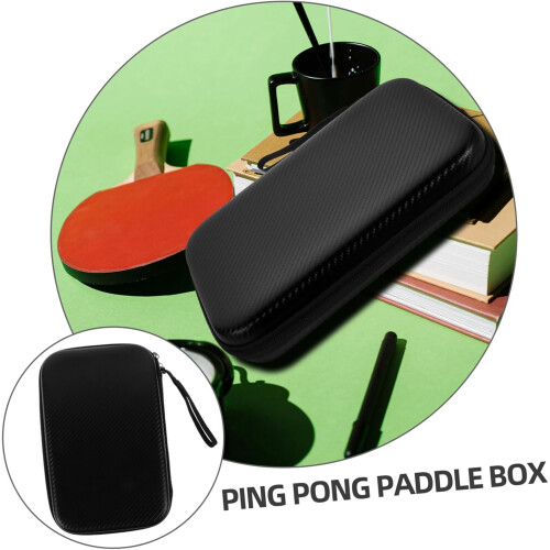 Pong Paddle Case Hard Shell Table Tennis Racket Storage Compact Lightweight Durable  Material 1