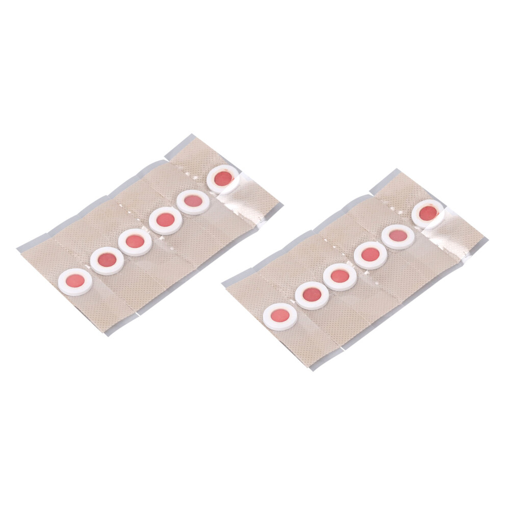12Pcs Organic Corn Removal Plasters, Strong Adhesive & Breathable Foot Cushions