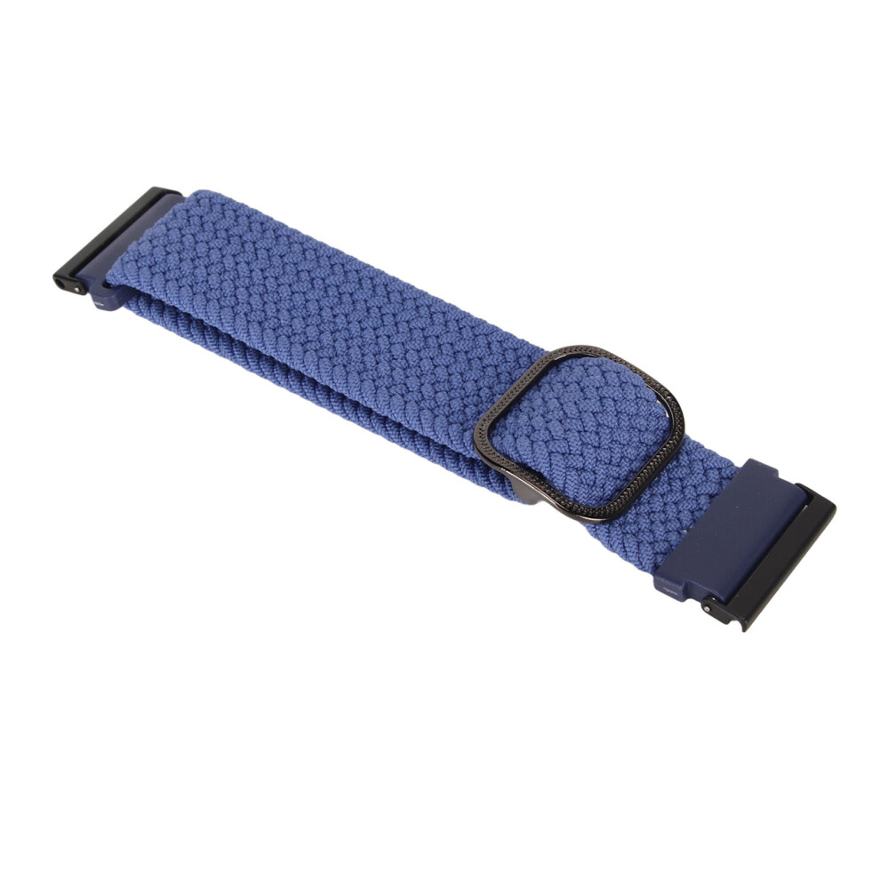 Dark Nylon Watchband For Spartan 7 D5i Suunto, Adjustable Breathable Strap Blue 8401376747551