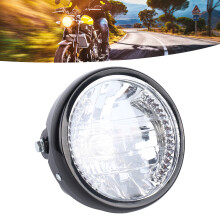 Lampadina LED universale da 7 pollici per moto, in lega di alluminio, luce frontale ad alta luminosità