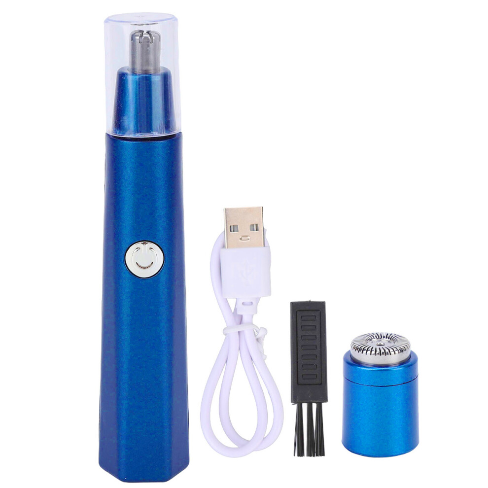 Effortless Grooming Companion, Waterproof Painless Hair Trimmer with Low Noise, USB Rechargeable Design for Safe, Efficient Trimming of Nose,