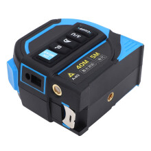 Infrared Distance Tape Measure 5m LCD Cross Line Digital Measurement Tool