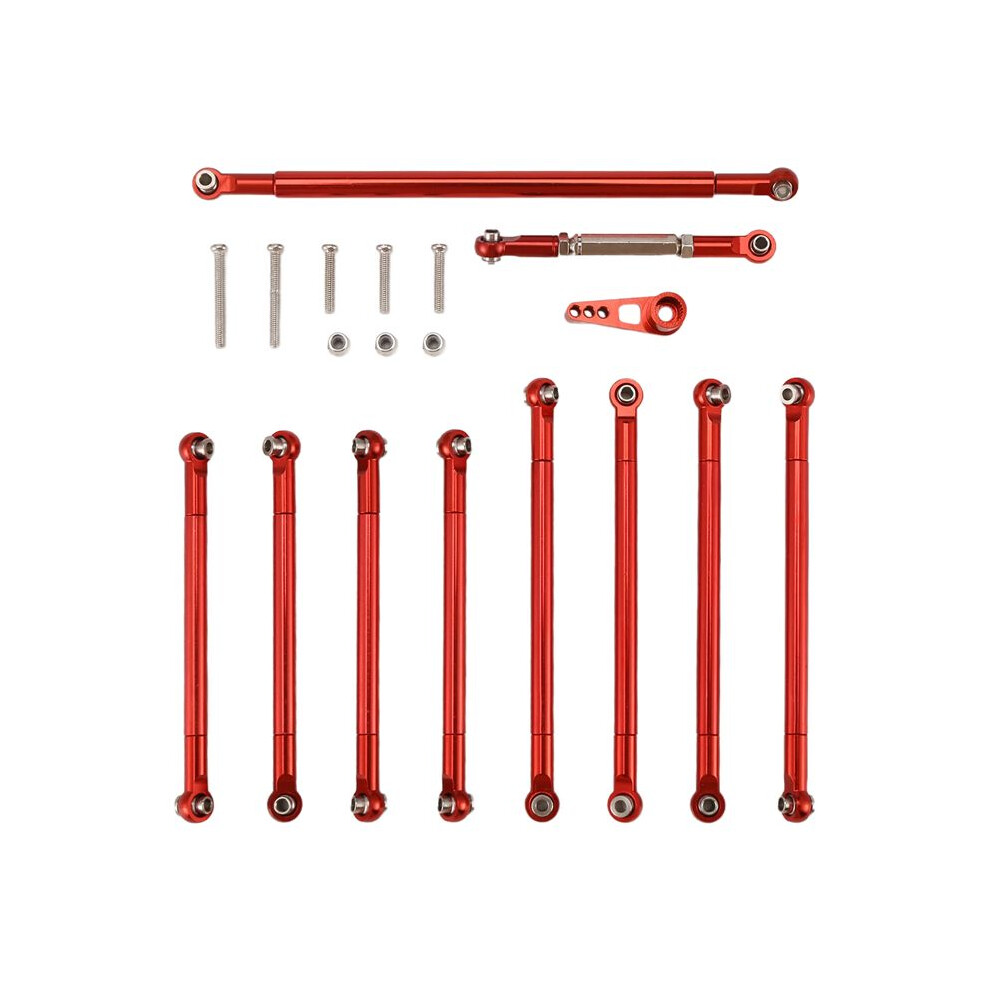 For Mn86s Mn86 Mn86ks Mn86k Mn G500 Upgrade Parts Metal Pull Rod Steering Servo Link Rod 1/12 Rc Car Accessories, Red 6031593765766