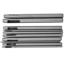 10 Pcs Leather Hole Punch Cutter Hollow Punch Set for Leather Tools for Soft Material Working 0.5-5mm
