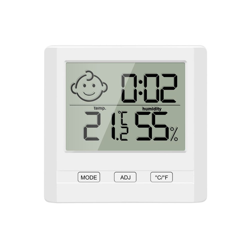 Digital Indoor Hygrometer Thermometer With  Display,Accurate Temperature Humidity Monitor Meter For Home,Office,Nursing Room,Greenhouse,Warehouse